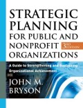 Strategic planning for public service and non-profit organizations