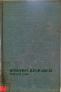 Business research  : text and cases