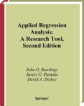 Applied regression analysis : a research tool