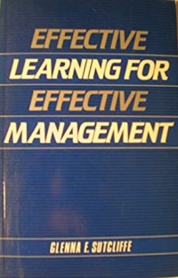 Effective learning for effective management