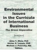 Enviromental issues in the curricula of international business: the green imperative