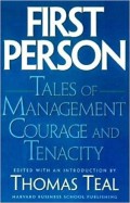 First person : tales of management courage and tenacity