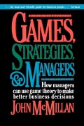 Games strategies and managers