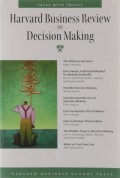 Harvard business review on decision making