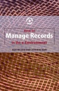 How to manage records in the e-environment