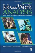 Job and work analysis : methods, research, and applications for human resourc management