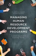 Managing human resource development programs