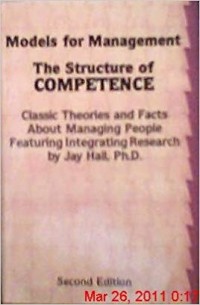 Models for management : the structure of competence