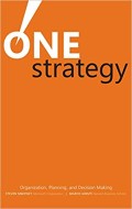 One strategy : organization, planning, and decision making