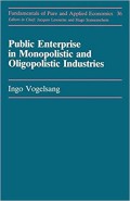 Public enterprise in monopolistic and oligopolistic industries