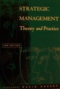 Strategic management: theory and practice