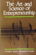 The art and science of entrepreneurship