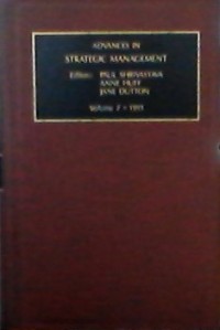 Advances in strategic management : a research annual