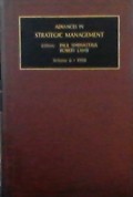 Advances in strategic management : a research annual