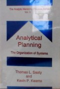 Analytical planning : the organization of systems (Vol IV)