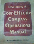 Developing a cost-effective company operations manual