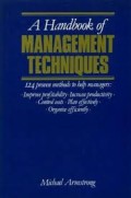 A Handbook of management techniques