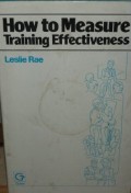 How to measure training effectiveness