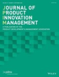 JOURNAL OF PRODUCT INNOVATION MANAGEMENT : A Publication of The Product Development And Management Association