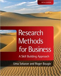 Research methods for business : a skill building approach