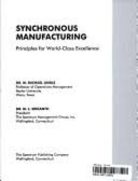 Synchronous manufacturing