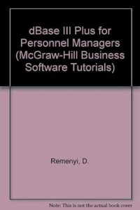 Image of dBASE III PLUS : for personnel managers