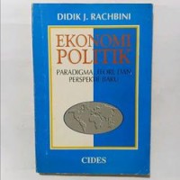 Image of Ekonomi politik