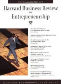 Image of Harvard Business Review on entrepreneurship