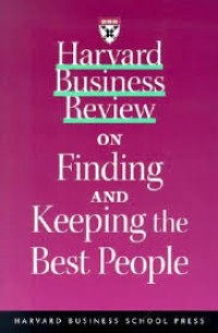 Image of Harvard Business Review on finding and keeping the best people