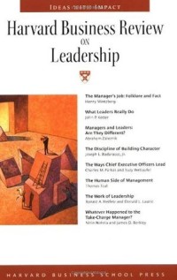 Image of Harvard Business Review on leadership