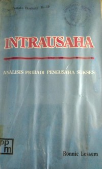Image of Intrausaha: Analisis pribadi pengusaha sukses