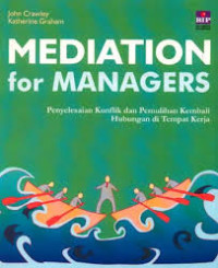 Image of Mediation for managers