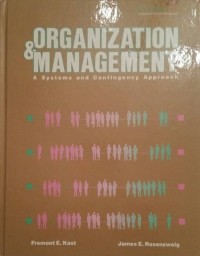 Image of Organization and management: a systems and contingency approach