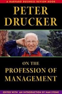Image of Peter Drucker on the profession of management