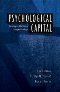Image of Psychological capital : developing the human competitive edge