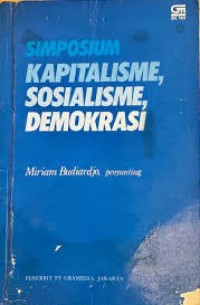 Image of Simposium kapitalisme, sosialisme demokrasi