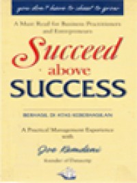 Image of Succeed above success : berhasil di atas keberhasilan