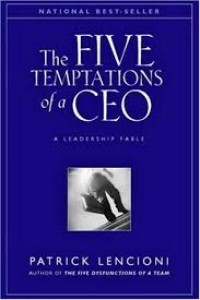 Image of The Five temptations of a CEO